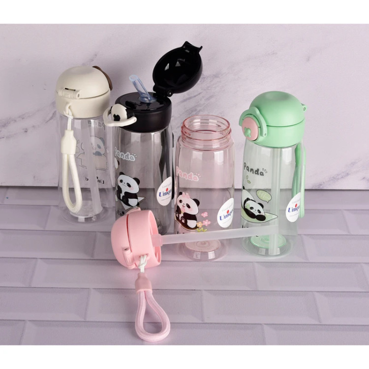 قمقمه کودک یونیک طرح پاندا کد 1932 ظرفیت 0.48 لیتر نیدار و ضدنشت