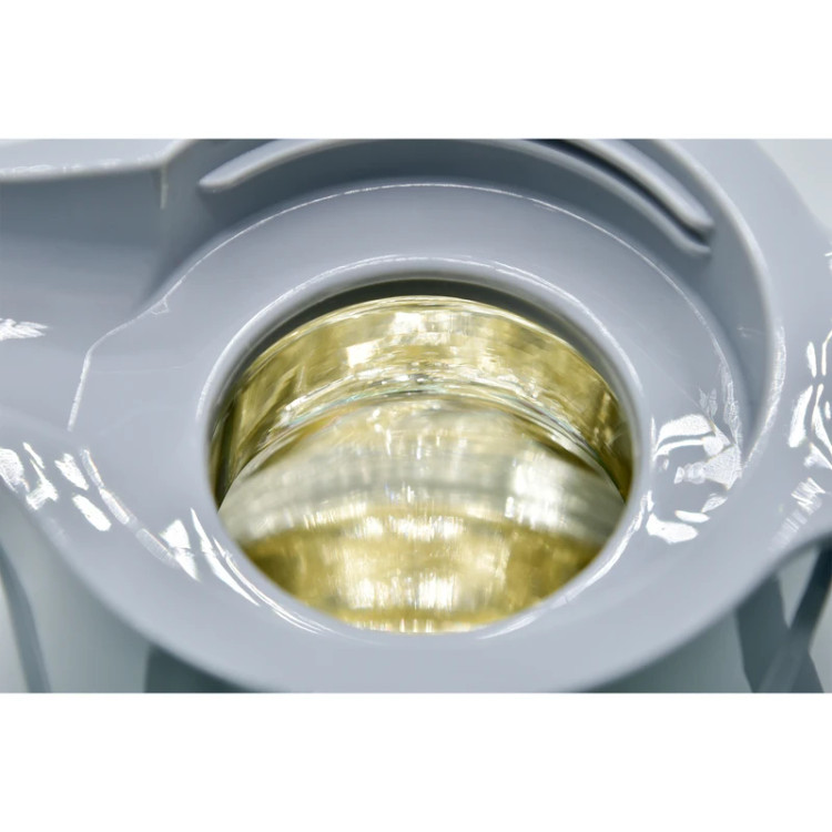 فلاسک یونیک مدل UN‑1905 با گنجایش ۱ لیتر و طراحی سفید براق مناسب نگهداری چای و قهوه.