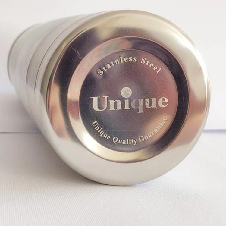 فلاسک استیل یونیک مدل UN‑1998 با ظرفیت ۱ لیتر و درپوش لیوانی ضدنشتی مناسب سفر و محل کار.