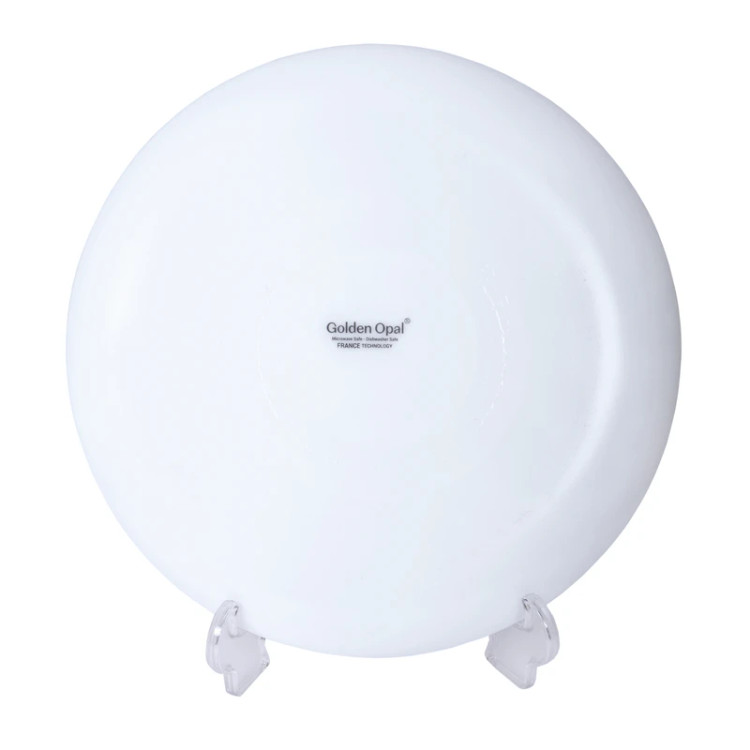 ست ۶ عددی بشقاب غذاخوری گلدن اوپال مدل شقایق با طرح گل طلایی، ساختهشده از شیشه اوپال مقاوم و مناسب پذیرایی شیک – موجود در فروشگاه برنا کالا رشت.