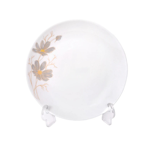 ست ۶ عددی بشقاب غذاخوری گلدن اوپال مدل شقایق با طرح گل طلایی، ساختهشده از شیشه اوپال مقاوم و مناسب پذیرایی شیک – موجود در فروشگاه برنا کالا رشت.