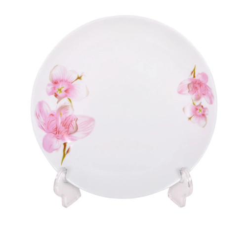 ست ۶ عددی بشقاب پیشدستی گلدن اوپال مدل ساینا صورتی با طرح گل لطیف و جنس شیشه اوپال مقاوم – مناسب برای سرو میوه و شیرینی. موجود در برنا کالا رشت.