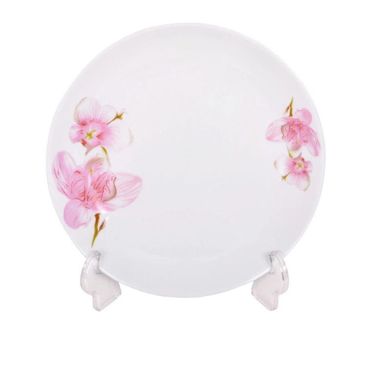 ست ۶ عددی بشقاب پیشدستی گلدن اوپال مدل ساینا صورتی با طرح گل لطیف و جنس شیشه اوپال مقاوم – مناسب برای سرو میوه و شیرینی. موجود در برنا کالا رشت.