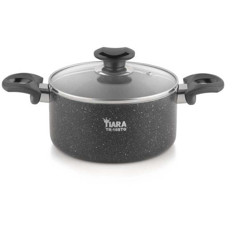 تصویر محصول قابلمه گرانیت تیارا مدل TR‑14STG سایز ۱۴ - برناکالا