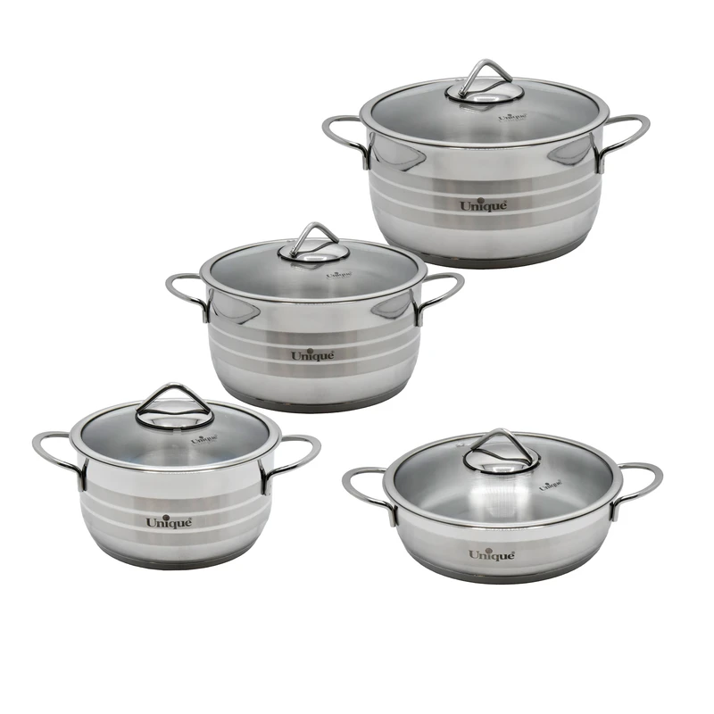 سرویس ۸ پارچه استیل یونیک مدل UN-9900