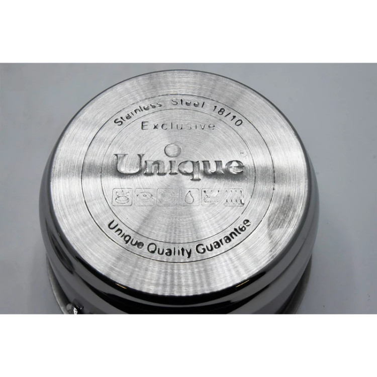 قابلمه استیل یونیک (Unique) مدل UN-9911 سایز ۲۴ سانتیمتر