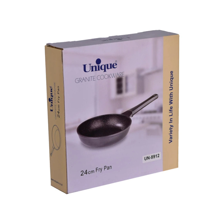 تابه تکدسته گرانیتی نچسب یونیک (Unique) مدل UN-8912 سایز ۲۴ سانتیمتر